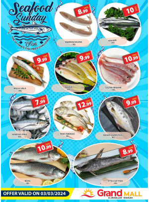 Seafood Sunday - Grand Mall Sharjah