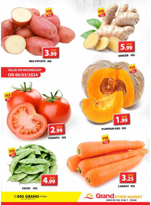 Veggie Wednesday - Grand Hypermarket Jebel Ali