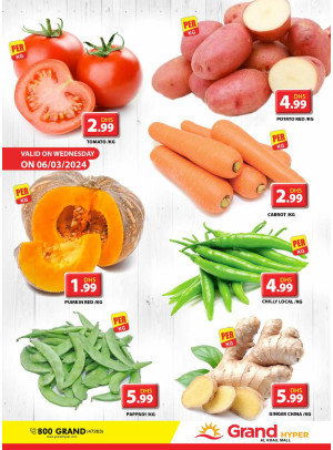 Veggie Wednesday - Grand Hyper Al khail Mall