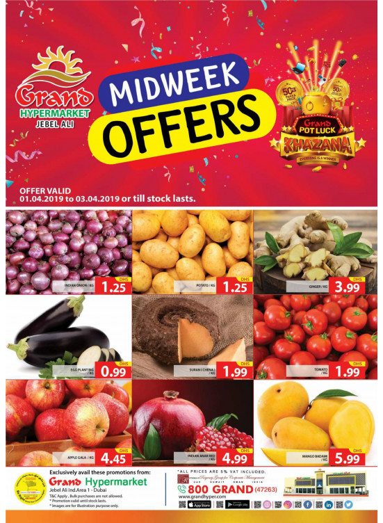 Midweek Offers - Grand Hypermarket Jebel Ali	