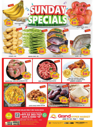 Sunday Blast - Grand Hypermarket Jebel Ali