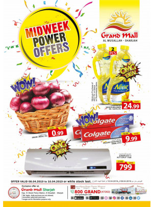 Midweek Power Offers - Grand Mall Sharjah