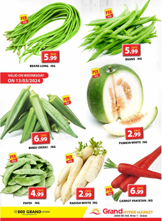 Veggie Wednesday - Grand Hypermarket Jebel Ali