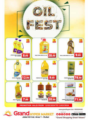 Oil Fest - Grand Hypermarket Jebel Ali