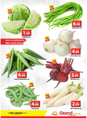 Veggie Wednesday - Grand Hyper Al khail Mall