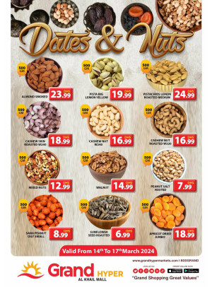 Dates & Nuts Deals - Grand Hyper Al Khail Mall