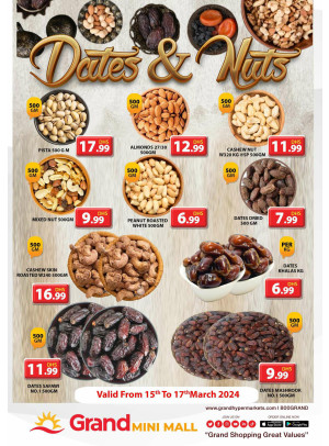 Dates & Nuts Deals - Grand Mini Mall