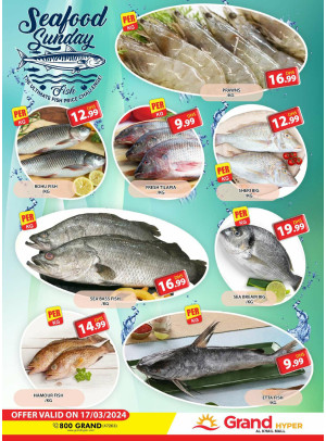 Seafood Sunday - Grand Hyper Al Khail Mall