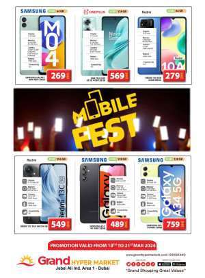 Mobile Fest - Grand Hypermarket Jebel Ali