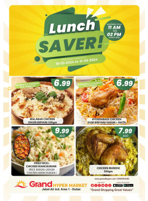 Lunch Saver - Grand Hypermarket Jebel Ali