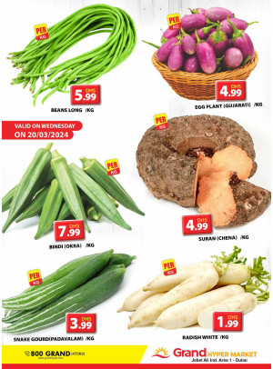 Veggie Wednesday - Grand Hypermarket Jebel Ali