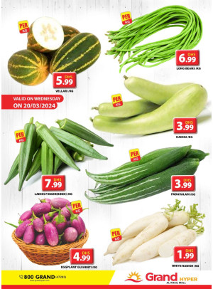 Veggie Wednesday - Grand Hyper Al khail Mall