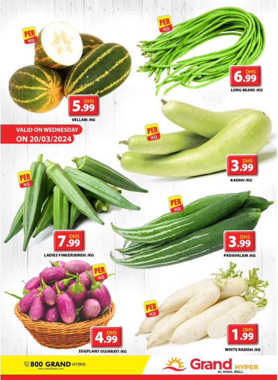 Veggie Wednesday - Grand Hyper Al khail Mall