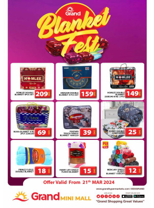 Blanket Fest - Grand Mini Mall