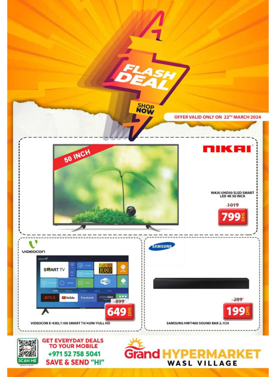 Friday Flash Deal - Wasl Village, Dubai