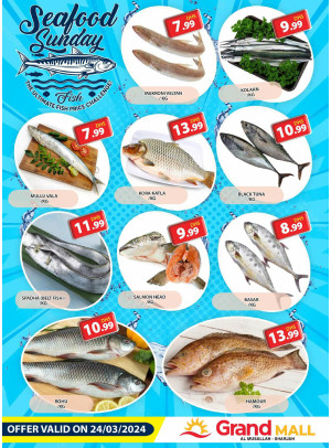 Seafood Sunday - Grand Mall Sharjah