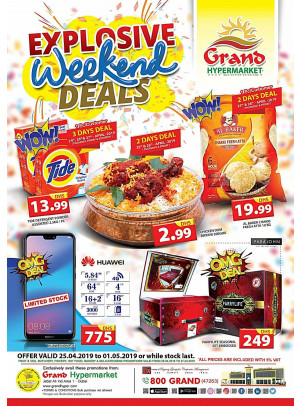 Explosive Weekend Deals - Grand Hypermarket Jebel Ali