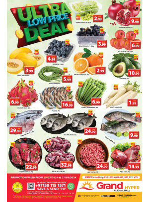 Ultra Low Price Deal - Grand Hyper Al Khail Mall