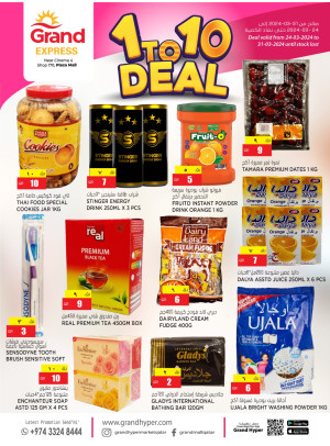1 to 10 QR Deals - Plaza Mall, Asian Town