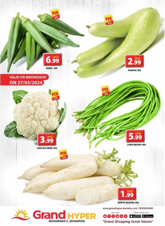 Veggie Wednesday - Grand Hyper Muhaisnah