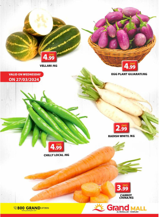 Veggie Wednesday - Grand Mall Sharjah