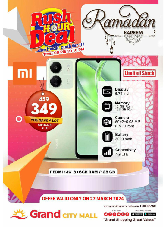 Rush Hour Deal - Grand City Mall