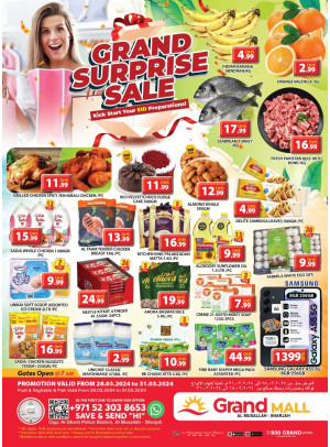 Weekend Deals - Grand Mall Sharjah