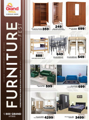 Furniture Fest - Grand Mall Sharjah