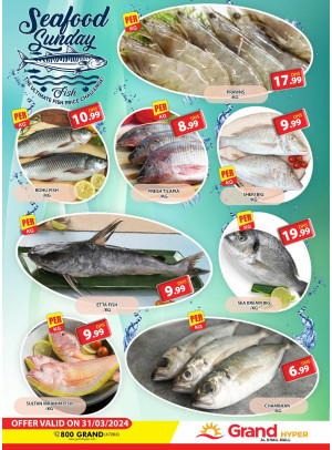 Seafood Sunday - Grand Hyper Al Khail Mall