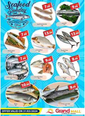 Seafood Sunday - Grand Mall Sharjah