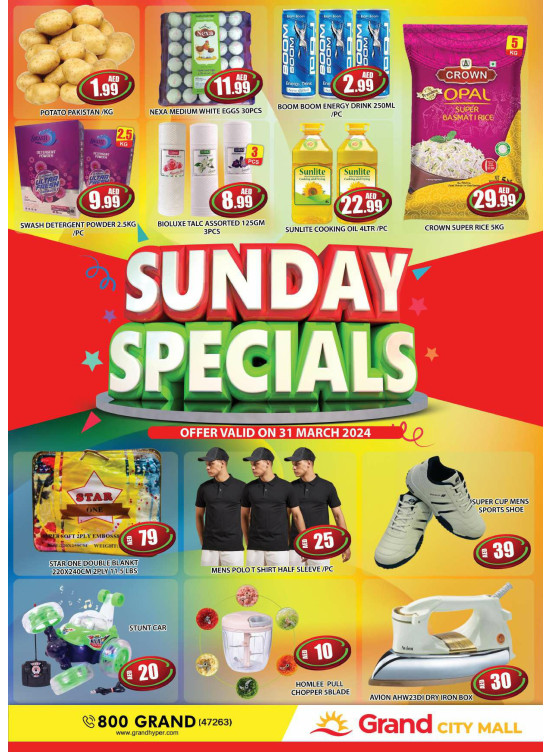 Sunday Blast - Grand City Mall