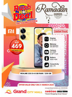 Rush Hour Deal - Grand City Mall