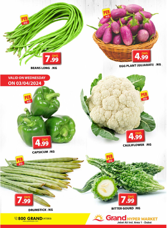 Veggie Wednesday - Grand Hypermarket Jebel Ali