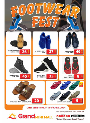 Footwear Fest - Grand Mini Mall