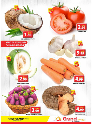 Veggie Wednesday - Grand Hyper Al khail Mall
