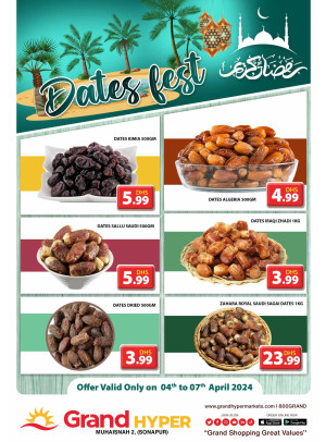 Dates Fest - Grand Hyper Muhaisnah