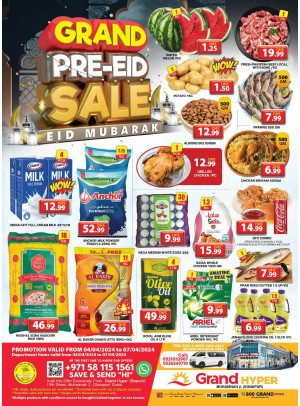 Grand Pre-Eid Sale - Grand Hyper Muhaisnah