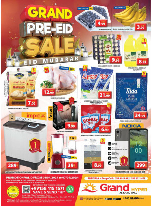 Grand Pre-Eid Sale - Grand Hyper Al Khail Mall