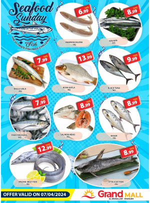 Seafood Sunday - Grand Mall Sharjah
