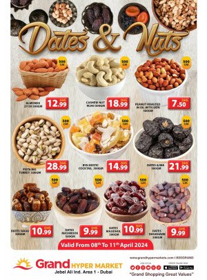 Dates & Nuts Deals - Grand Hypermarket Jebel Ali