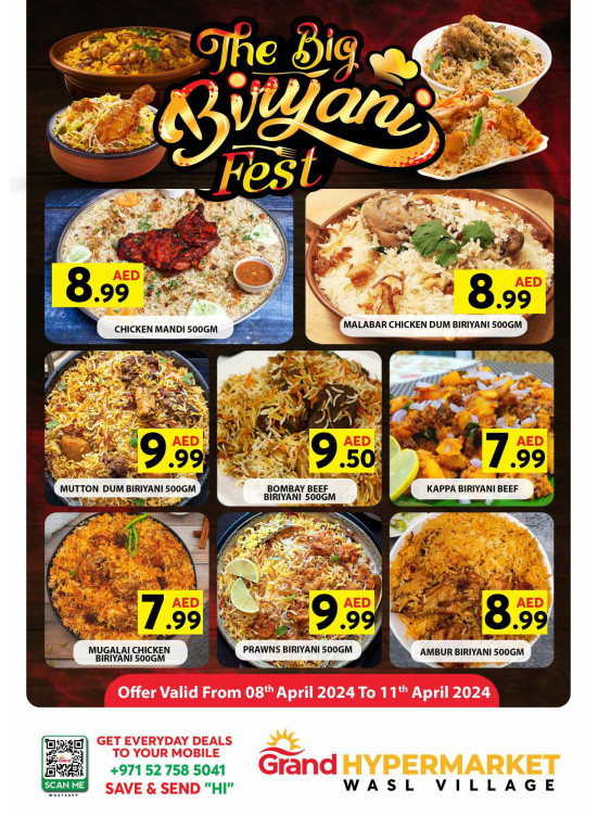 The Big Biryani Fest - Wasl Village, Dubai