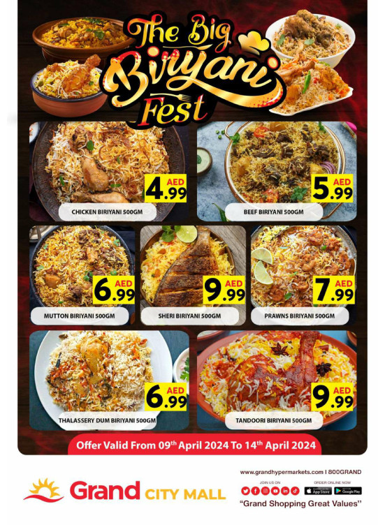 The Big Biryani Fest - Grand City Mall