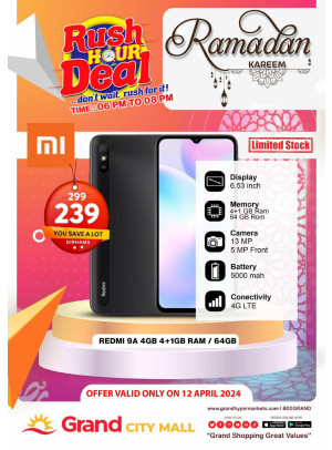 Rush Hour Deal - Grand City Mall