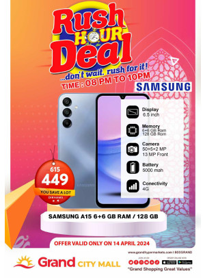 Rush Hour Deal - Grand City Mall