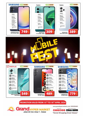 Mobile Fest - Grand Hypermarket Jebel Ali