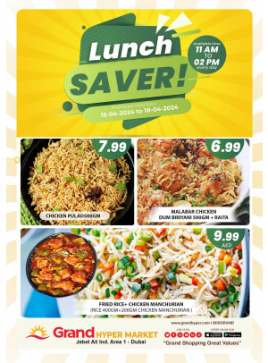 Lunch Saver - Grand Hypermarket Jebel Ali