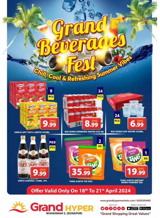Grand Beverages Fest - Grand Hyper Muhaisnah