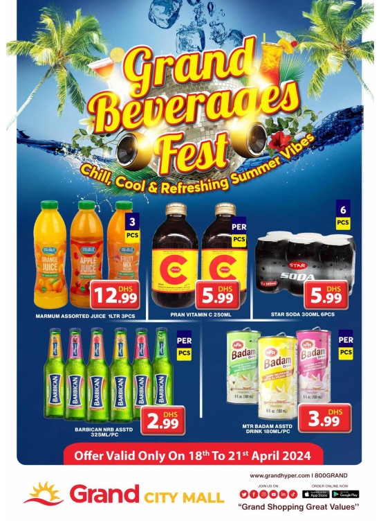Grand Beverages Fest - Grand City Mall