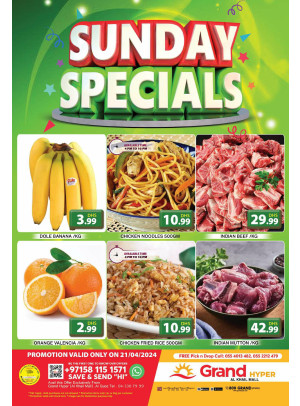 Sunday Blast - Grand Hyper Al Khail Mall