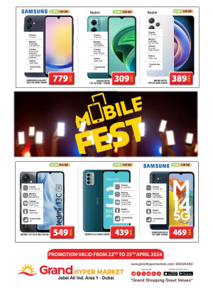 Mobile Fest - Grand Hypermarket Jebel Ali